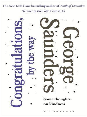 cover image of Congratulations, by the way